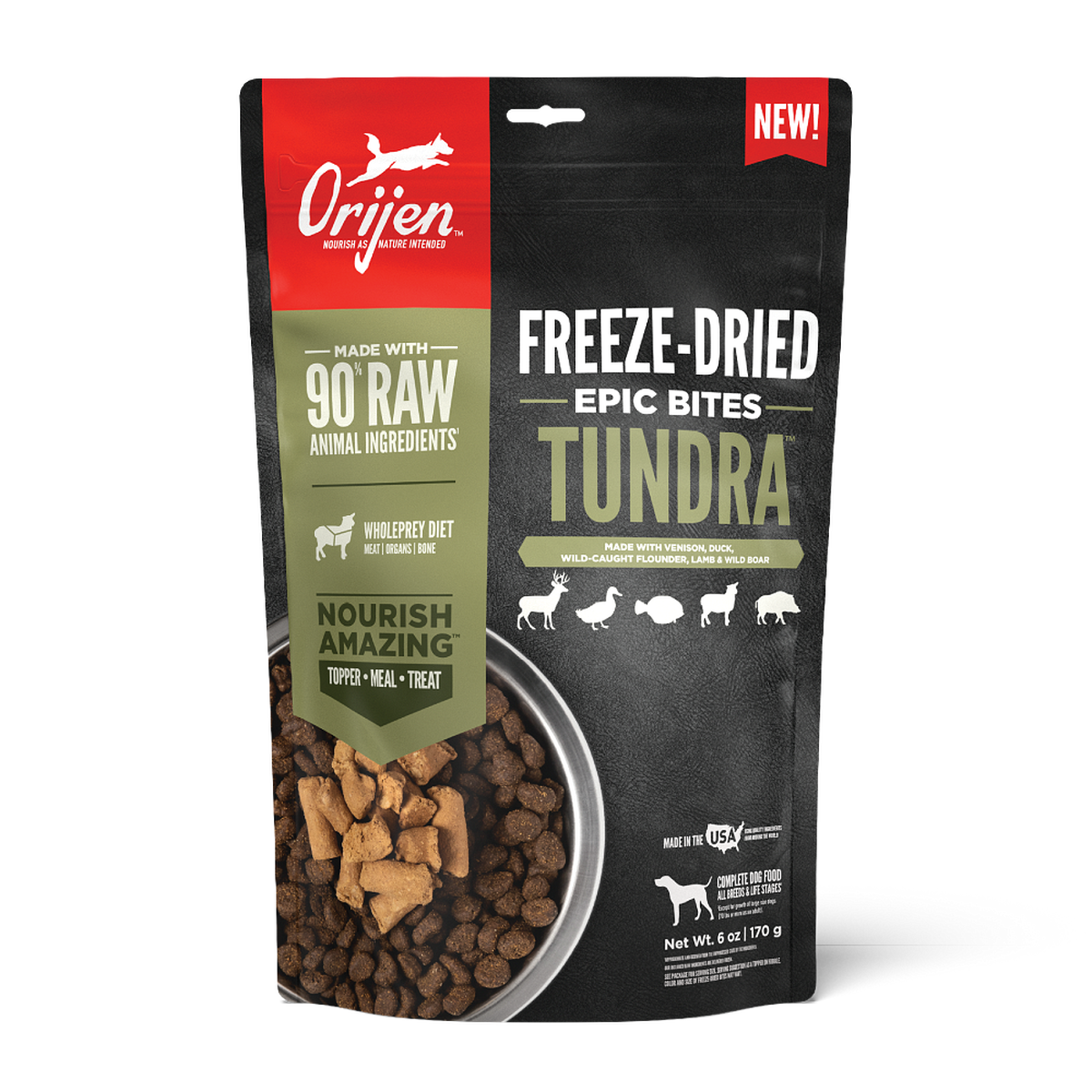 Tundra™, Epic Bites Freeze-Dried Food & Toppers | ORIJEN™